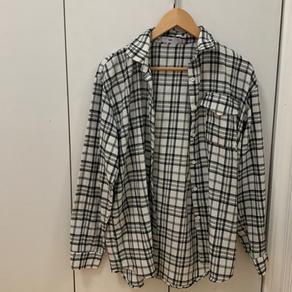 Adika Axel Oversized Plaid Shirt